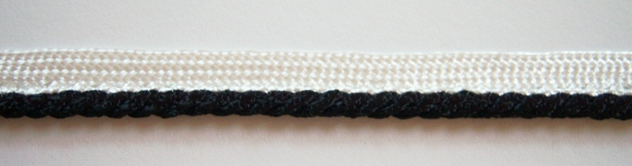 Ivory/Black 1/8" Piping