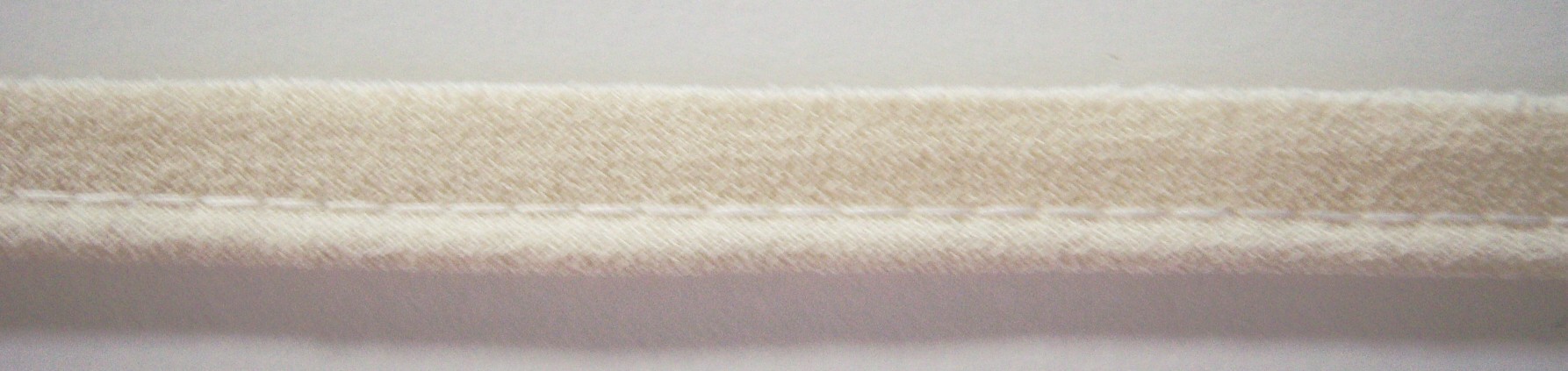 Ivory Crepe 1/2" Piping