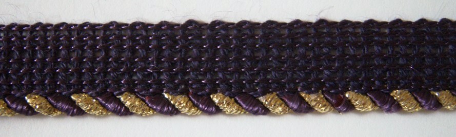 Plum/Gold 3/16" Piping