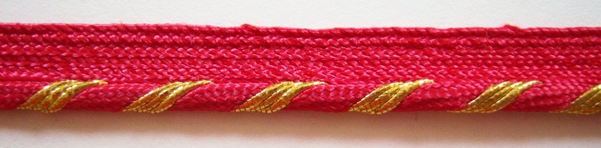 Red/Gold 3/16" Piping