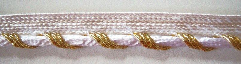 White/Gold 3/16" Piping
