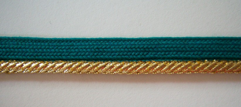 Teal/Gold 3/16" Piping
