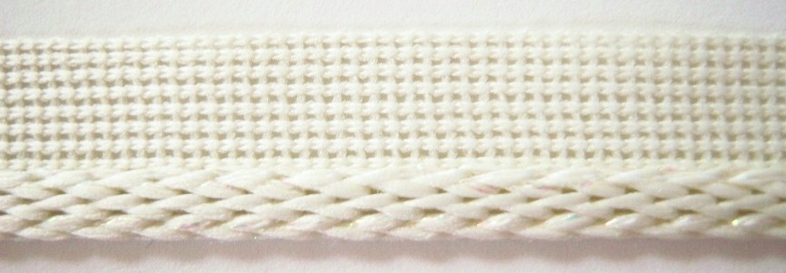 White/Iridescent/Oyster 5/16" Piping