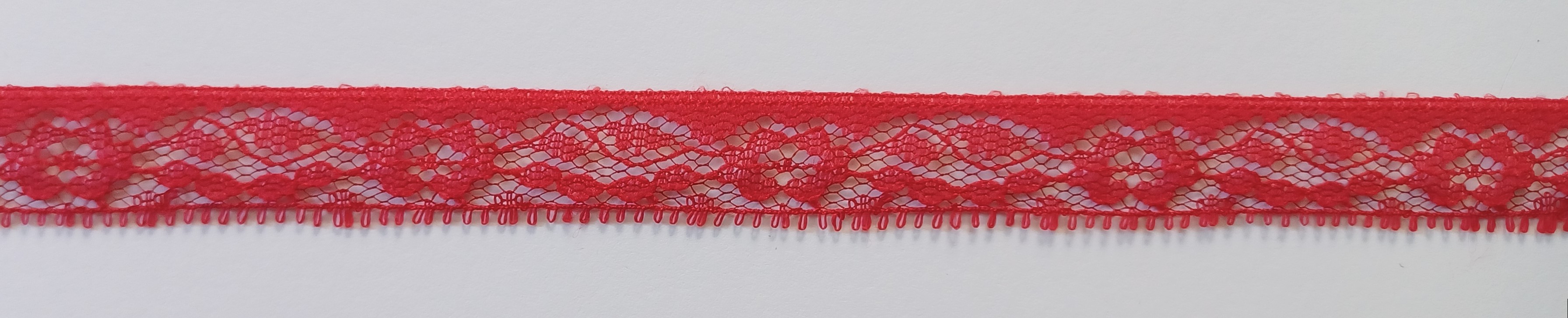 Ruby Red 5/8" Lace Trim