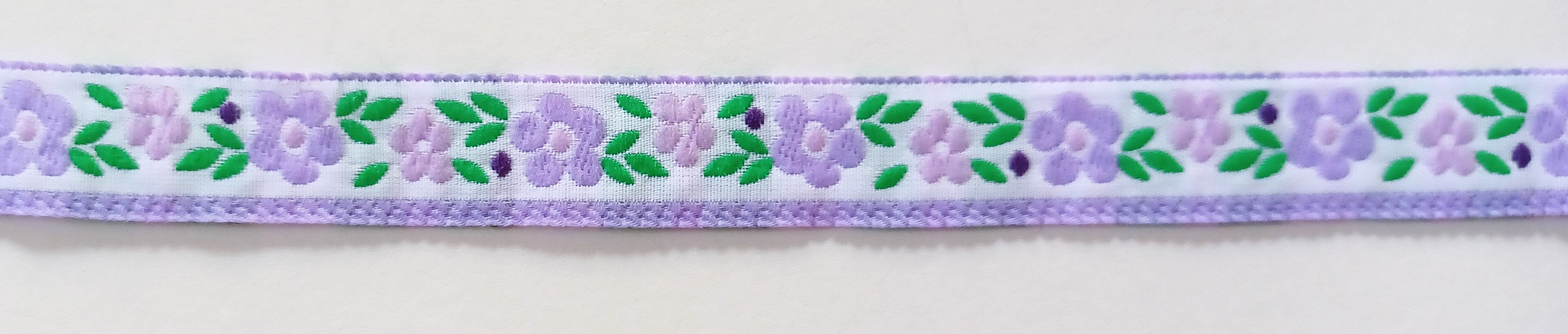 Orchid/White/Green 5/8" Jacquard