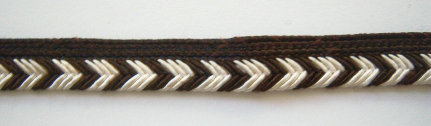 Ivory/Brown 7/16" Piping