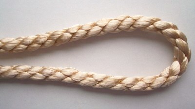 Beige 1/4" Cotton Drawstring Cord