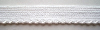 White/Shiny Ivory Rayon Piping