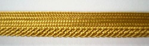 Antique Gold 1/8" Ridged Piping