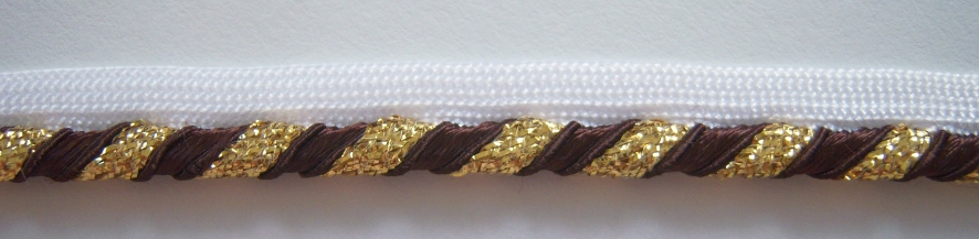 Brown/Gold 1/8" Piping