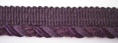 Victorian Purple/Chenille 7/8" Piping