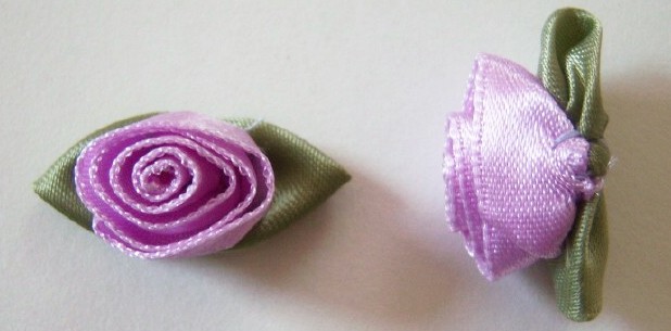 Lilac Coil Rose/Fern 1 1/4" Loop