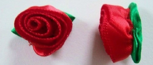 Red Coil Rose/Emerald 1 1/4" Loop