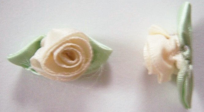 Ivory Coil Rose/Mint 1 1/8" Loop