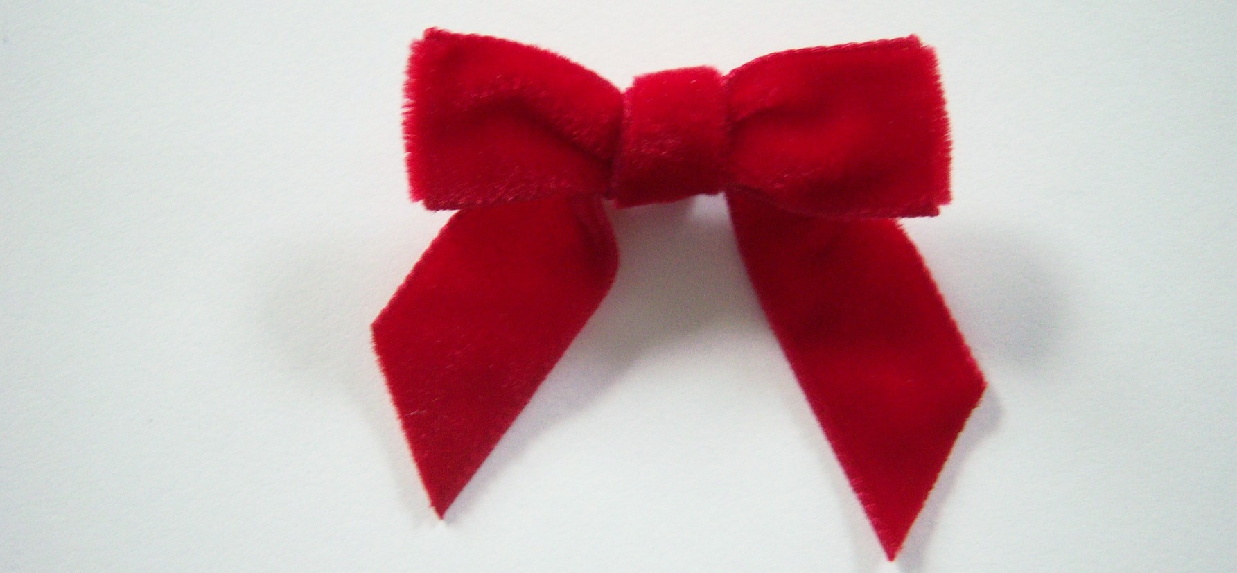Red Velvet Ribbon Bow