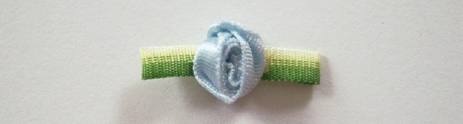 Blue Satin Rose/Ombre 1" Loop