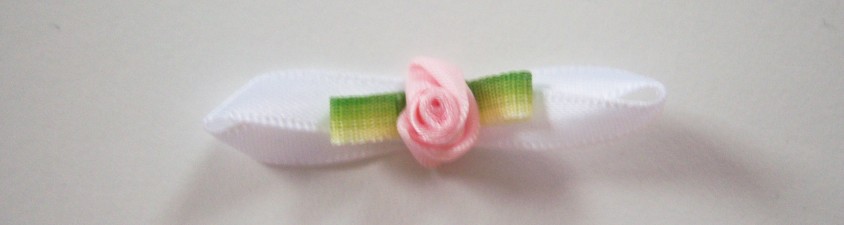 White Satin/Pink/Ombre 2" Loop