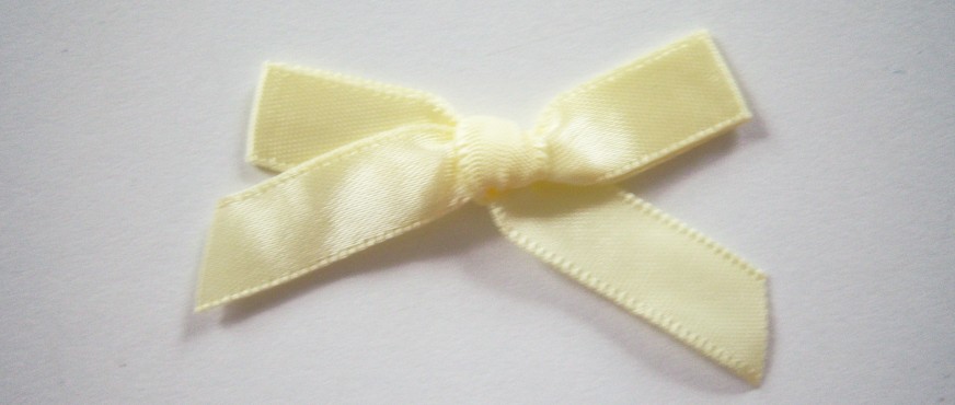 Yellow Satin Ribbon Bow