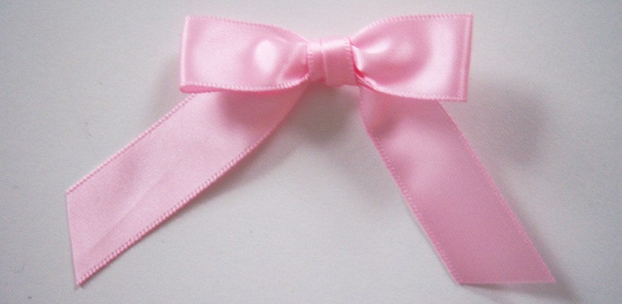 Pink Satin Ribbon Bow