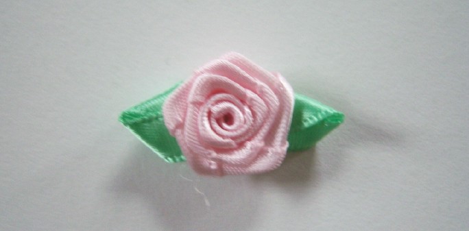 Powder Pink Rose/Spring Satin 1" Loop