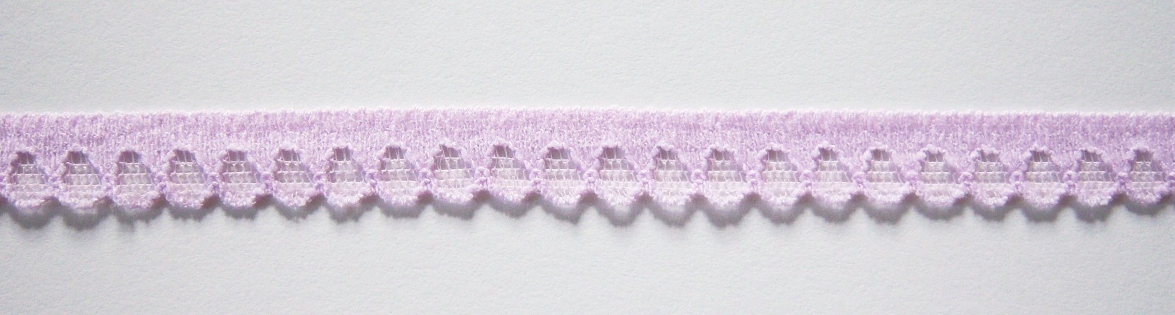 Pale Pink Lilac 7/16" Stretch Lace