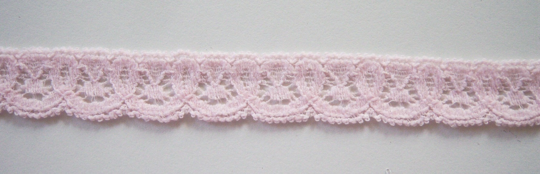 Pink 5/8" Stretch Lace