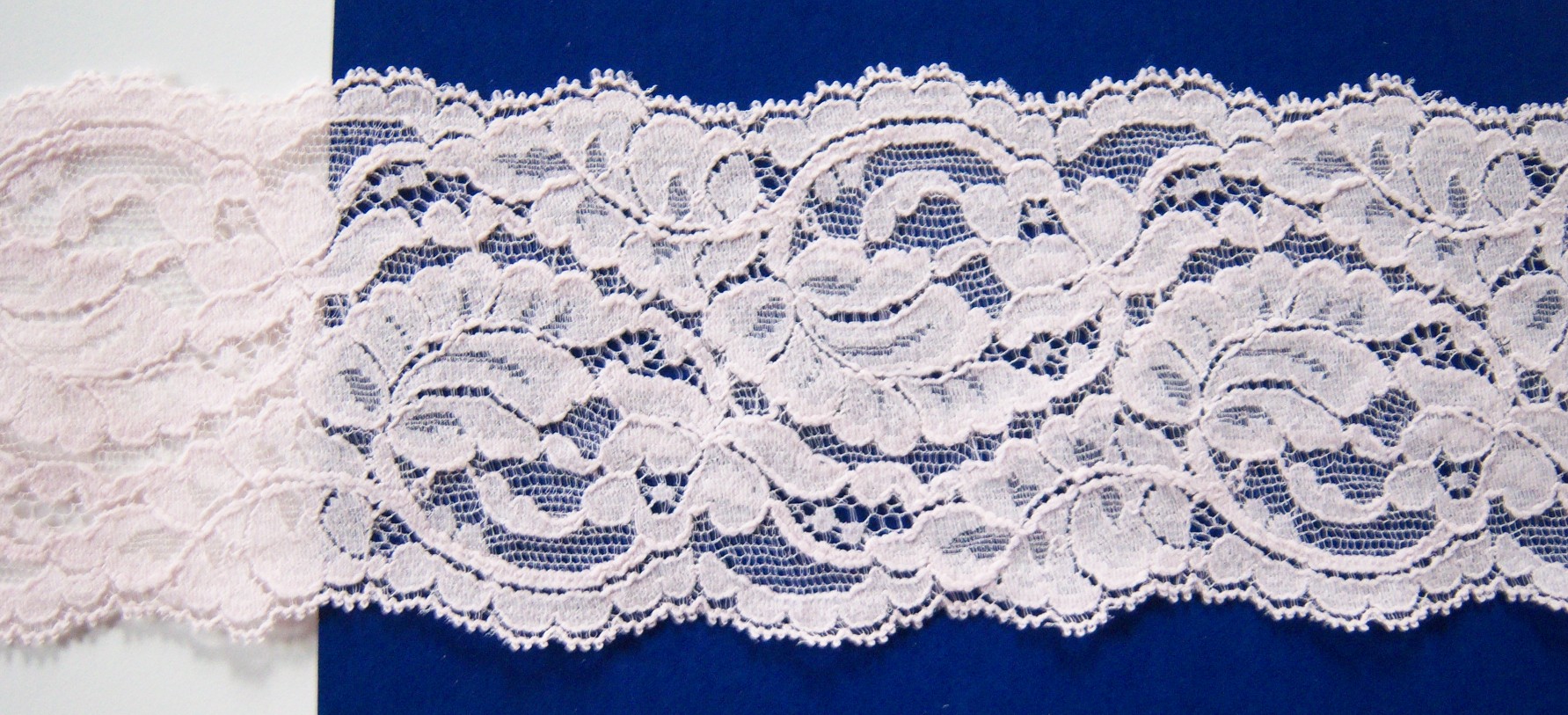 Victorian Pink 3 3/4" Stretch Lace