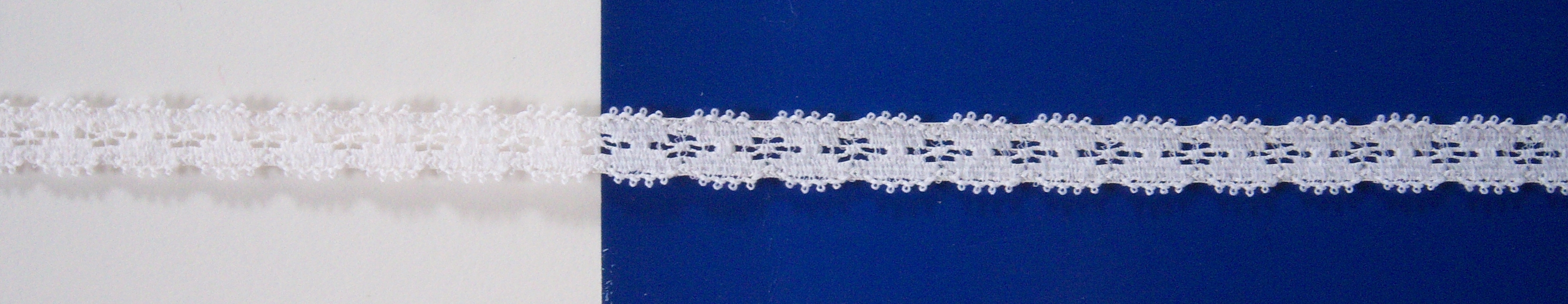 Off White 7/16" Stretch Lace