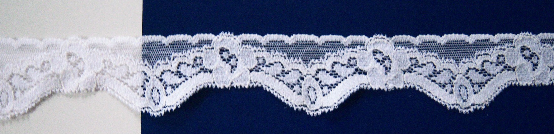 Special White 1 1/2" Stretch Lace