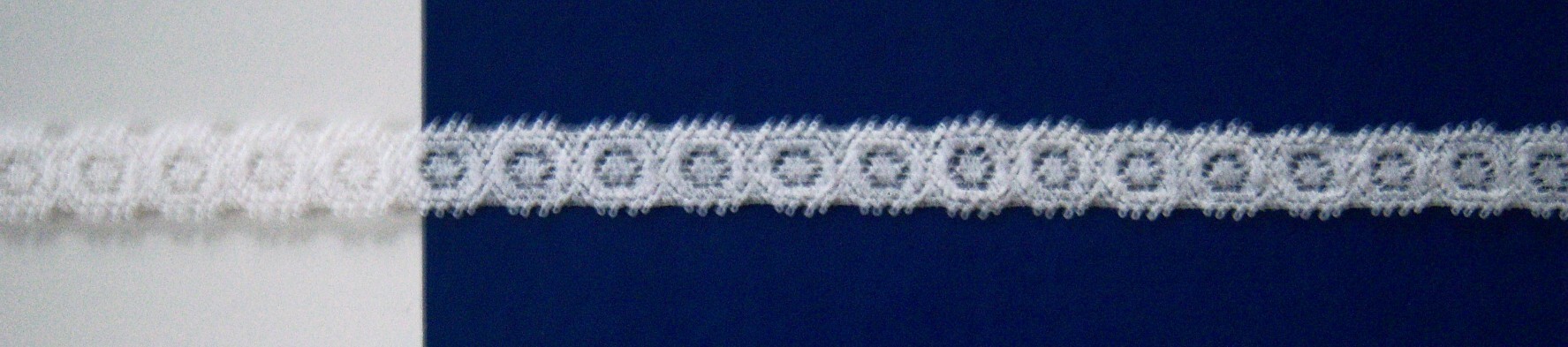 Star White 1/2" Stretch Lace