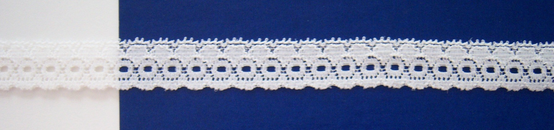 Star White 3/4" Stretch Lace