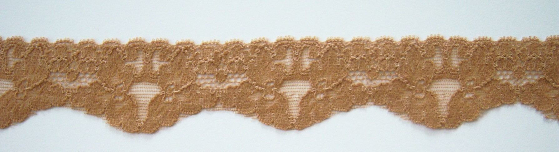 French Nude 1 1/2" Stretch Lace
