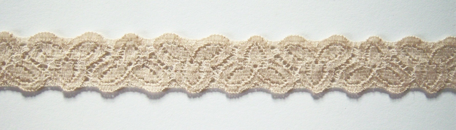 Light Taupe 13/16" Stretch Lace