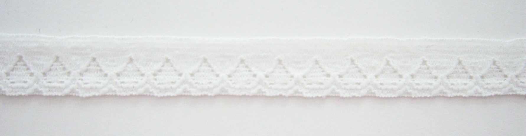Star White 9/16" Stretch Lace