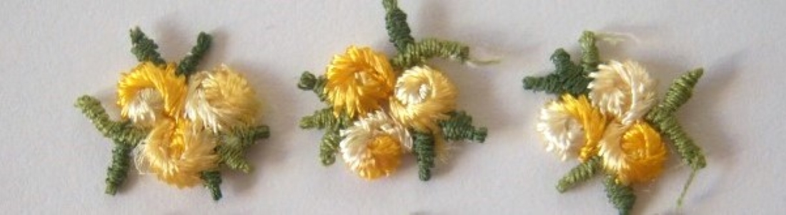 Yellow 5/8" Flower