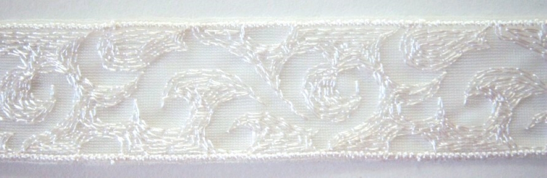 Ivory 7/8" Tricot