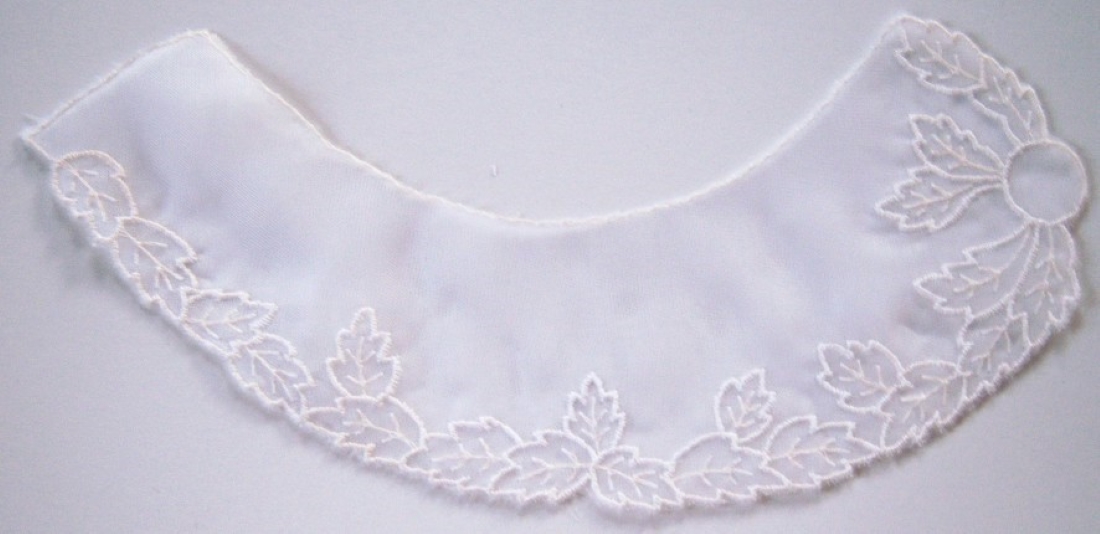 Ivory/White Organza Embroidered Applique