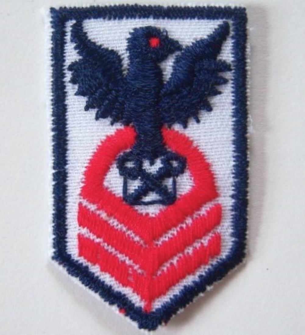 Navy Eagle Emblem Iron On