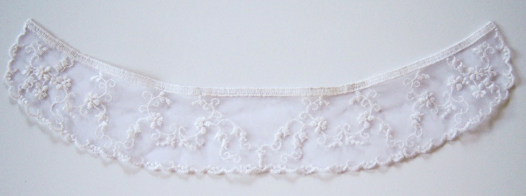 Ivory Embroidered Tulle Applique