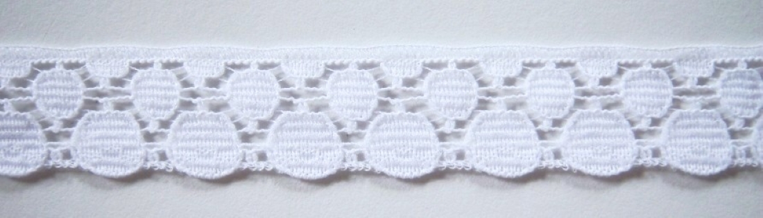 White 5/8" Nylon Lace