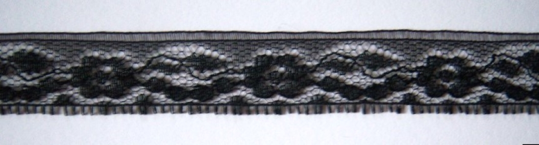 Black 5/8" Nylon Lace
