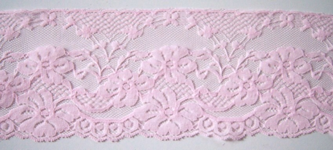 Candy Pink 4" Nylon Lace
