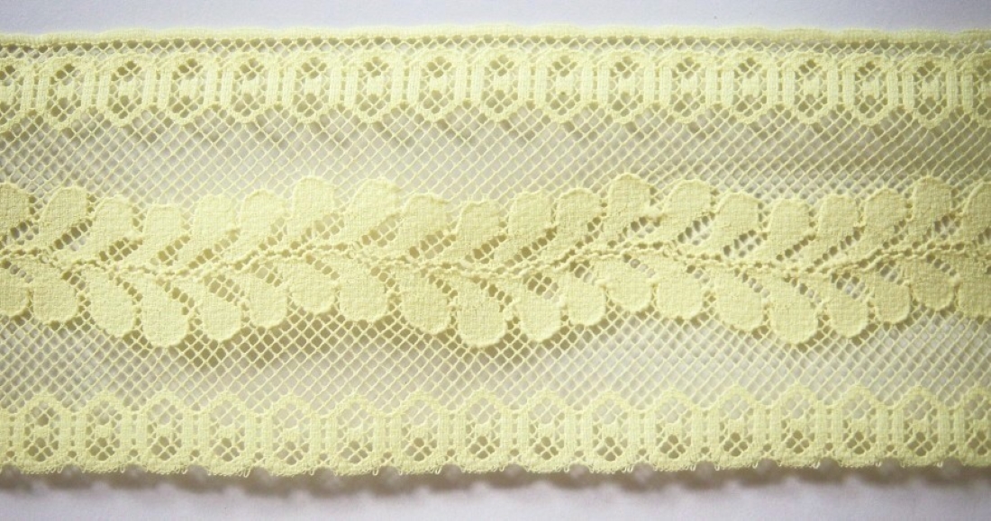 Yellow Firm 3 3/4" Nylon Lace