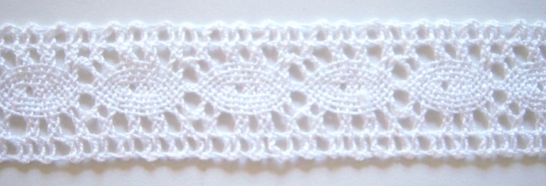 Off White Cotton 1 1/4" Cluny Lace