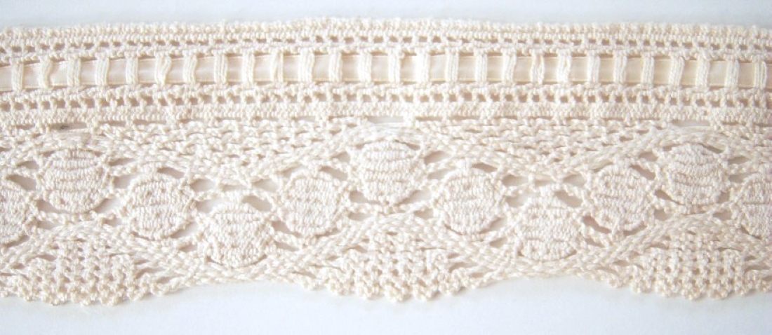 Natural 2 3/4" Cluny Lace