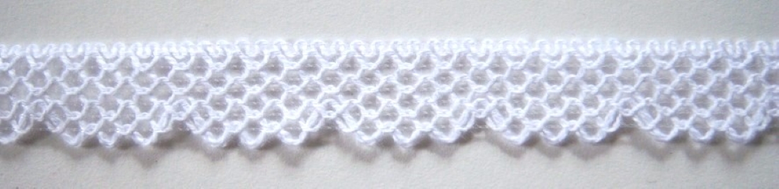 White 9/16" Nylon Lace