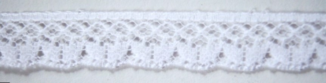 White 9/16" Nylon Lace