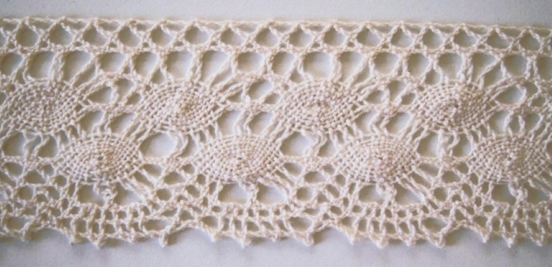 Natural 2 1/2" Cluny Lace