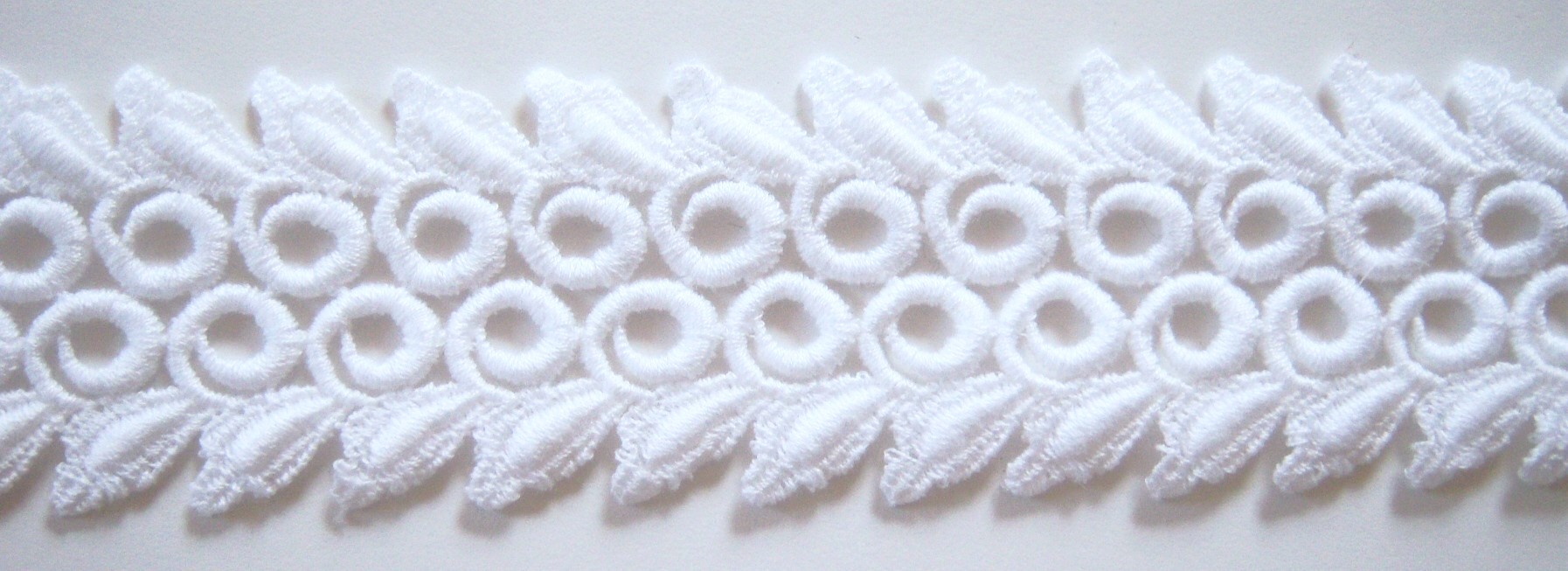 White 1 3/4" Cotton Venise Lace
