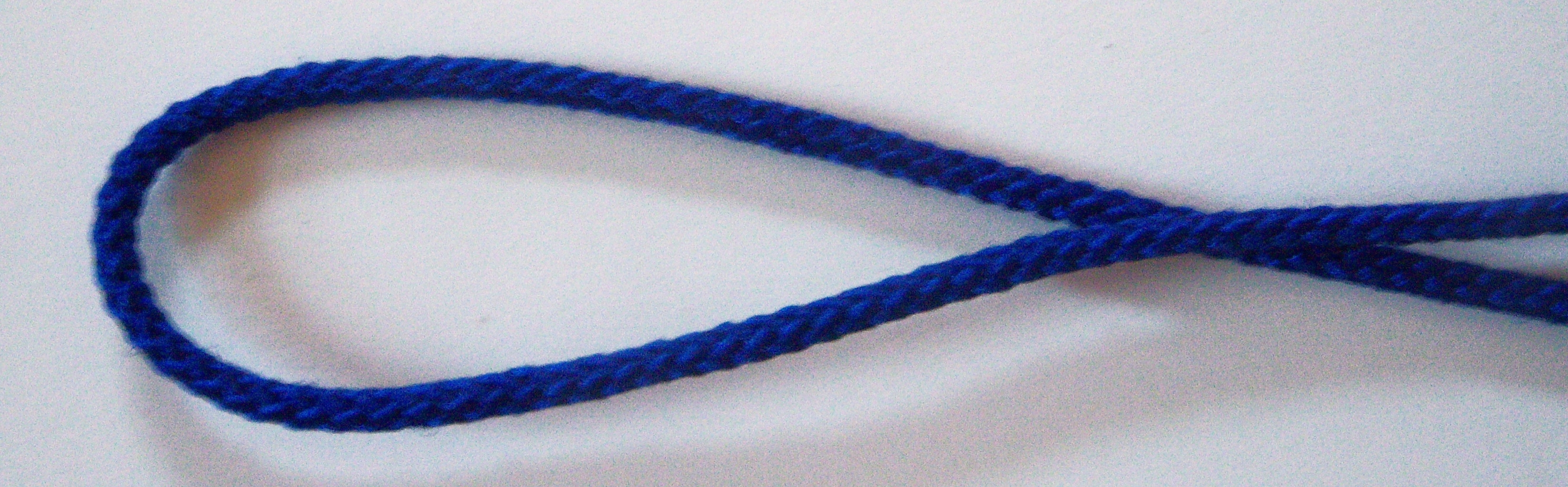 Electric Blue 3/16" Polyester Cord